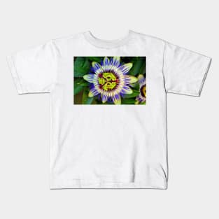 Passion Flower Summer Flowering Plant Kids T-Shirt